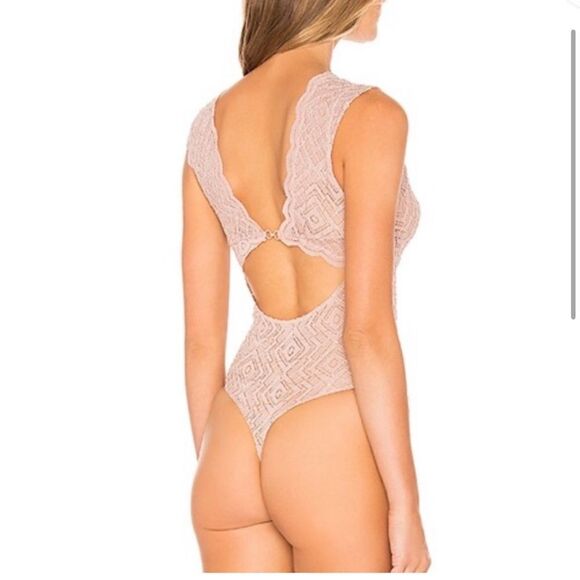 NWT MSRP $88 Free People Everyday Okay Thong Bodysuit Women's Size Small - Picture 2 of 11